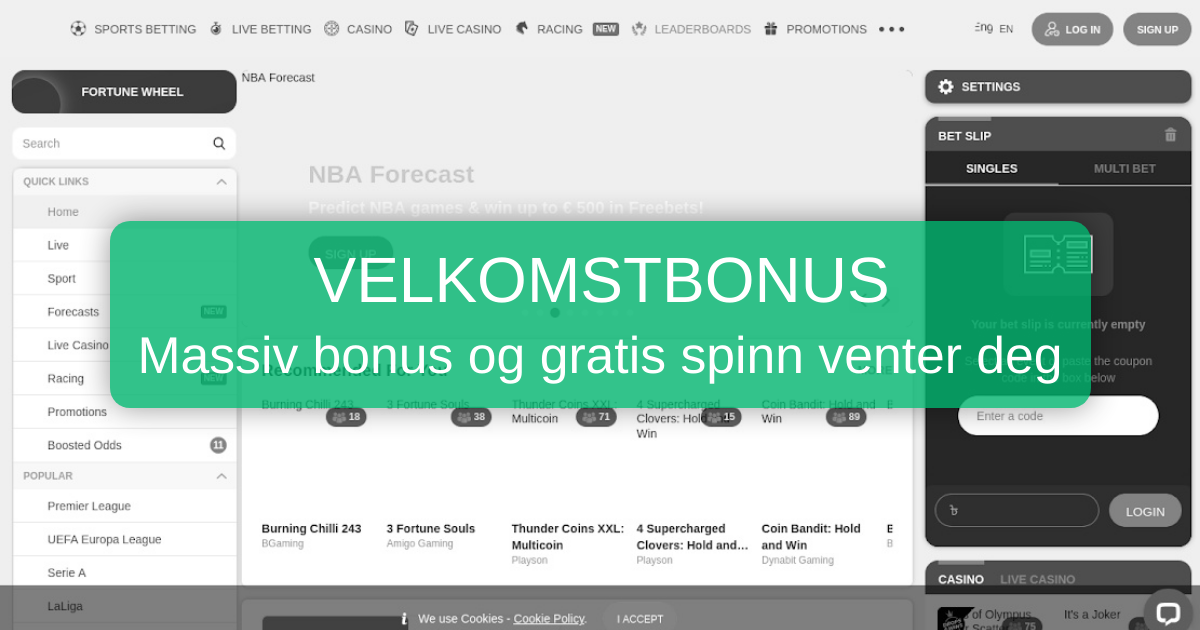 IviBet Casino Nettcasino for Norske Spillere