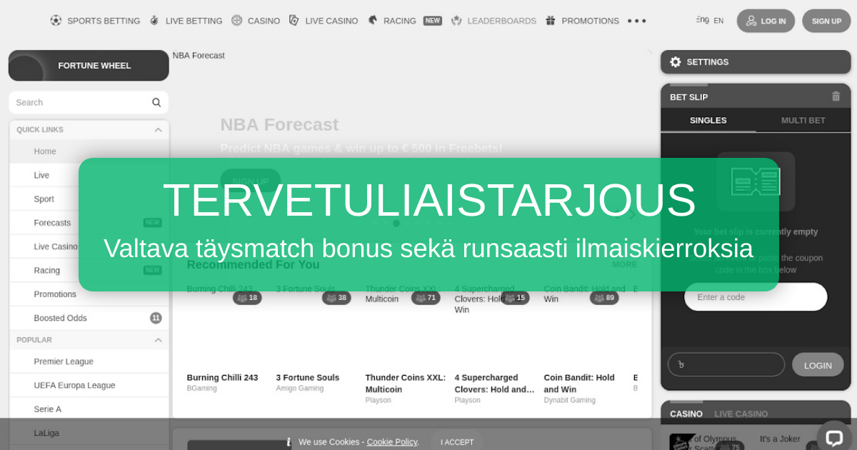 IviBet Casino Suomalaisille