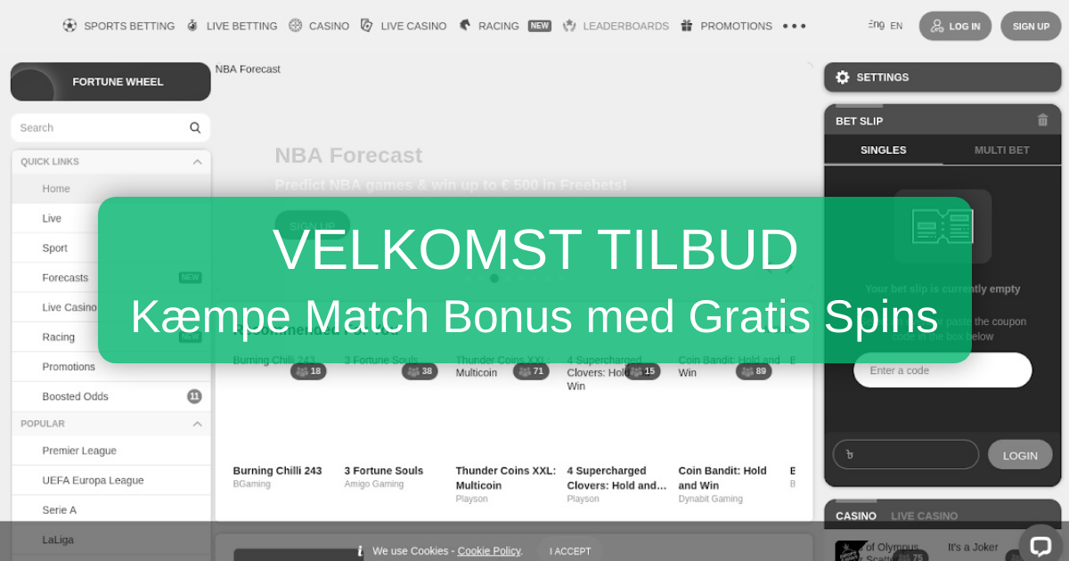 IviBet Casino for Danske Spillere